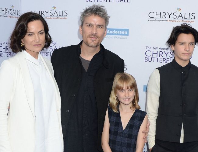 Balthazar Getty with his family