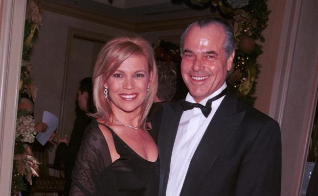 George Santo Pietro with Linda Evans. 