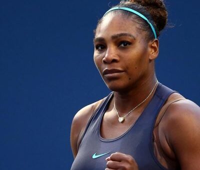 Alexis Ohanian posts an old photo of Serena Williams playing tennis