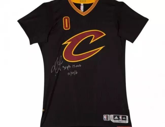 Cavs Pride Jersey Signed by Kevin Love