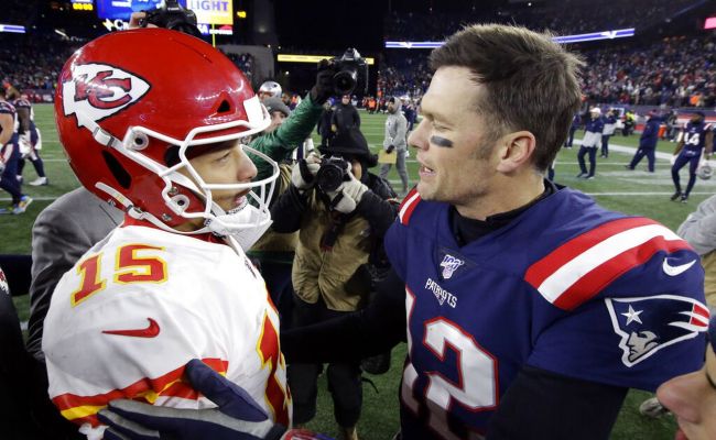 Patrick Mahomes is attempting to equalize with Tom Brady