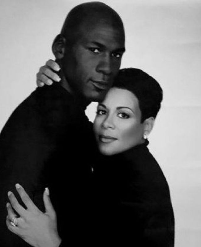 Unseen photograph of Michael Jordan and Juanita Vanoy