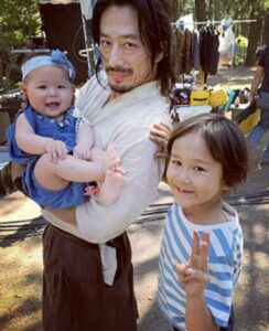 Does Hiroyuki Sanada have a wife?