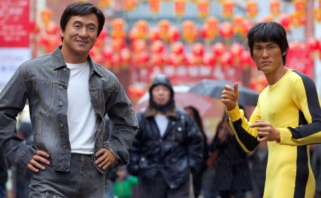 Jackie Chan and Bruce Lee