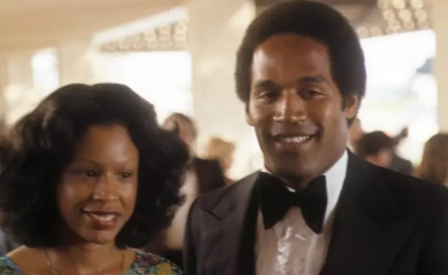 O.J. Simpson and his first wife,
