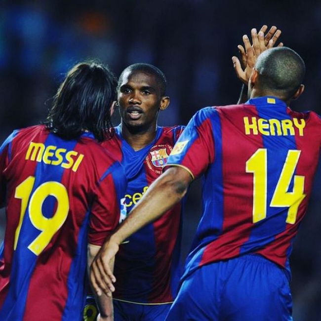 Lionel Messi, Samuel Eto'o, and Thierry Henry are among the 11 best players in the world.