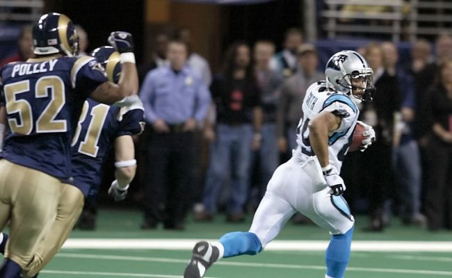 Panthers vs. Rams in the 2004 NFC