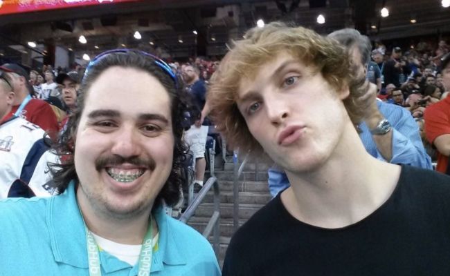 he was a Logan Paul fan and met him at the Super Bowl